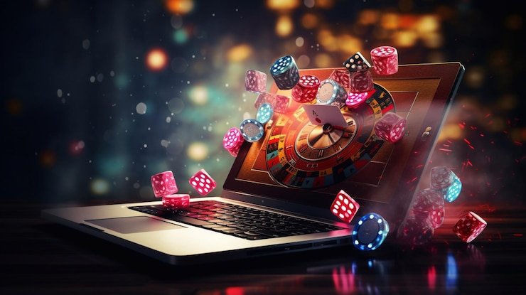 Pengguna mengelola akun dan transaksi taruhan pada platform digital